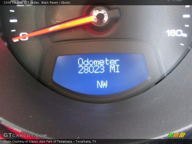 Black Raven / Ebony 2008 Cadillac CTS Sedan