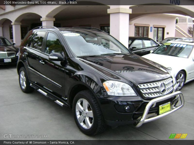 Black / Black 2006 Mercedes-Benz ML 500 4Matic