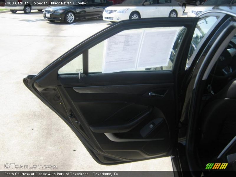 Black Raven / Ebony 2008 Cadillac CTS Sedan