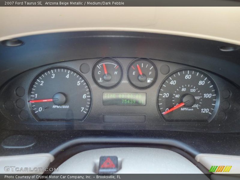 Arizona Beige Metallic / Medium/Dark Pebble 2007 Ford Taurus SE