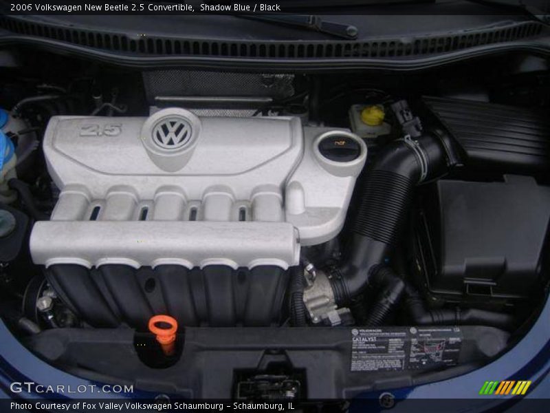 Shadow Blue / Black 2006 Volkswagen New Beetle 2.5 Convertible