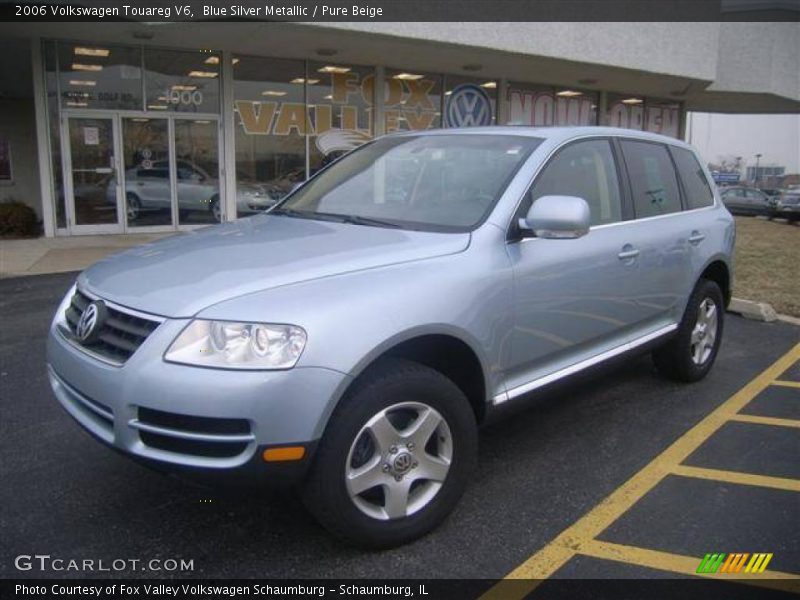 Blue Silver Metallic / Pure Beige 2006 Volkswagen Touareg V6