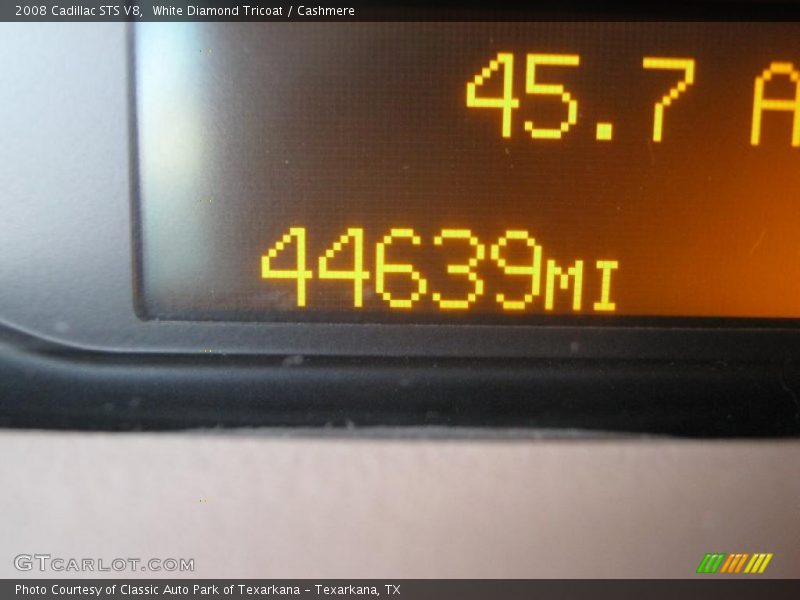 White Diamond Tricoat / Cashmere 2008 Cadillac STS V8