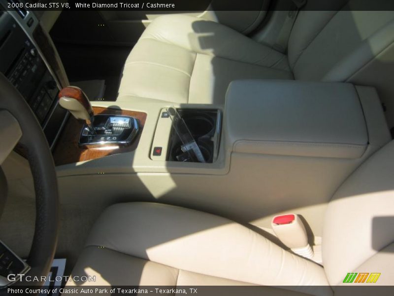 White Diamond Tricoat / Cashmere 2008 Cadillac STS V8