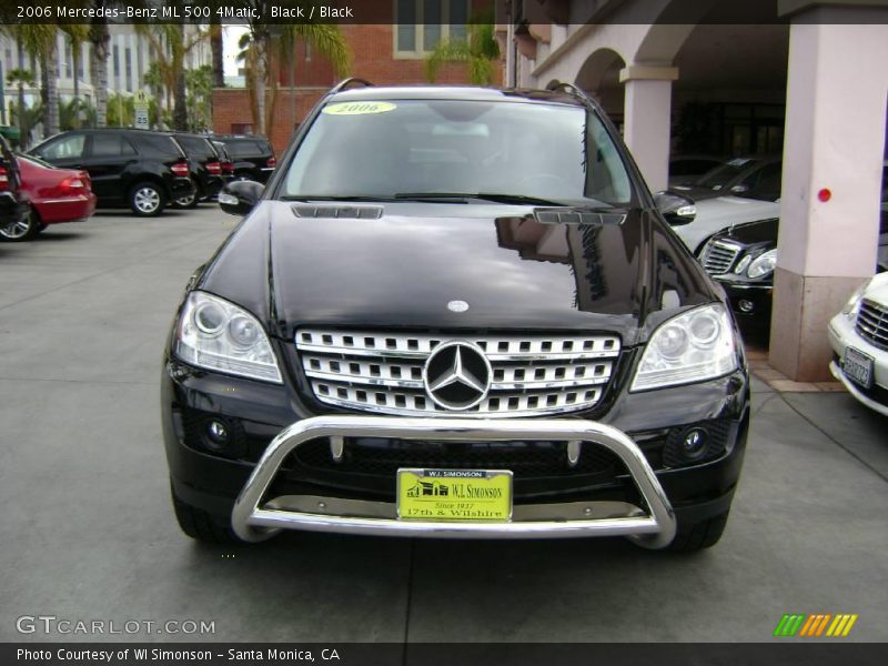 Black / Black 2006 Mercedes-Benz ML 500 4Matic