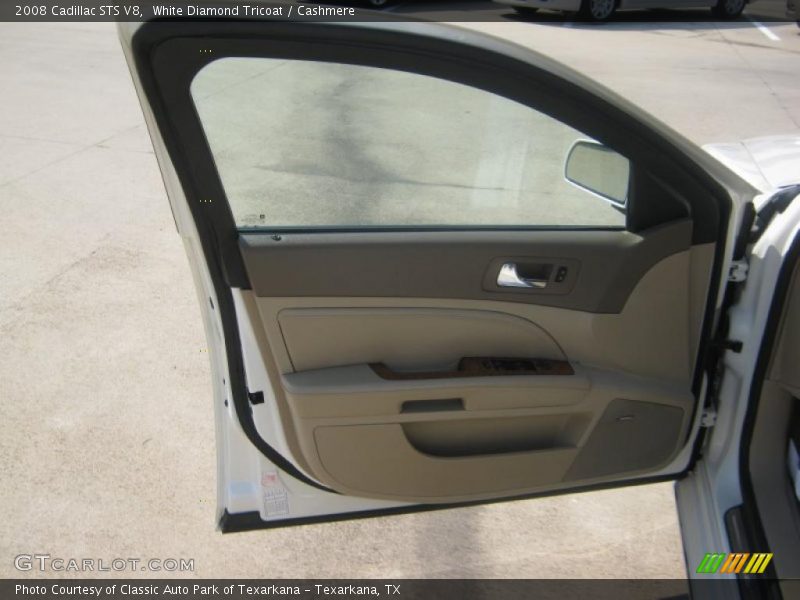 White Diamond Tricoat / Cashmere 2008 Cadillac STS V8
