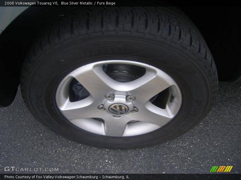 Blue Silver Metallic / Pure Beige 2006 Volkswagen Touareg V6