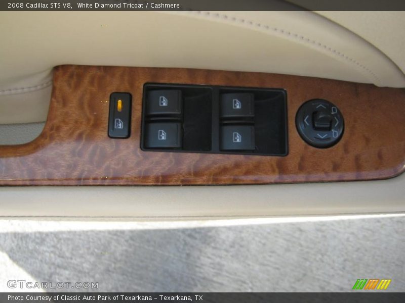 White Diamond Tricoat / Cashmere 2008 Cadillac STS V8