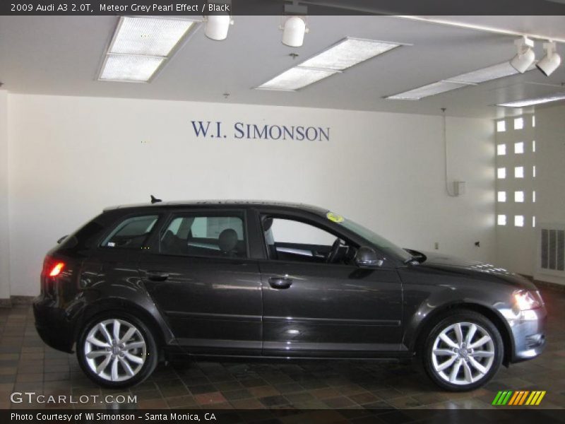 Meteor Grey Pearl Effect / Black 2009 Audi A3 2.0T