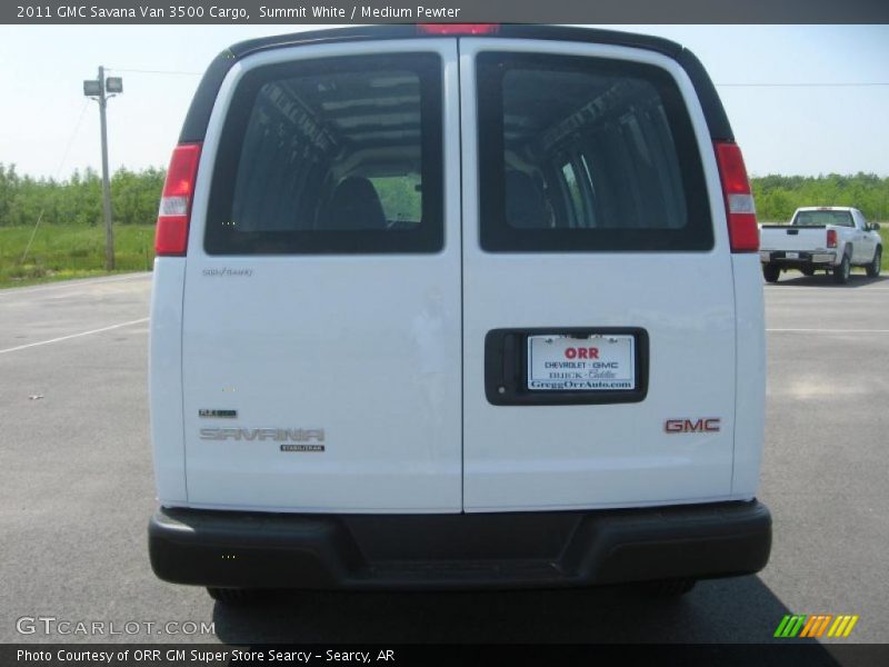 Summit White / Medium Pewter 2011 GMC Savana Van 3500 Cargo