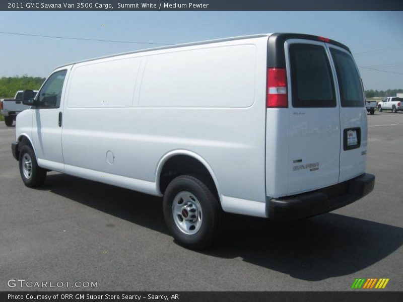Summit White / Medium Pewter 2011 GMC Savana Van 3500 Cargo