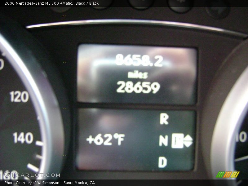 Black / Black 2006 Mercedes-Benz ML 500 4Matic