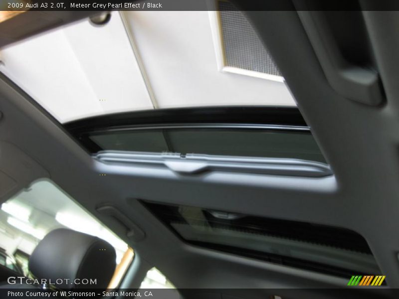 Meteor Grey Pearl Effect / Black 2009 Audi A3 2.0T