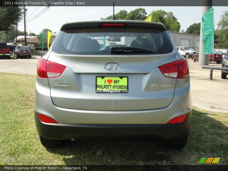Graphite Gray / Black 2011 Hyundai Tucson GL
