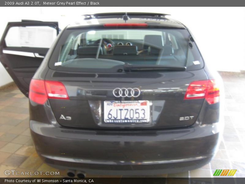Meteor Grey Pearl Effect / Black 2009 Audi A3 2.0T