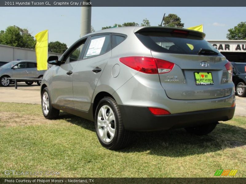 Graphite Gray / Black 2011 Hyundai Tucson GL