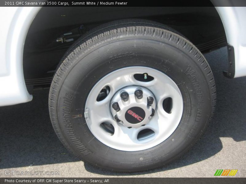 Summit White / Medium Pewter 2011 GMC Savana Van 3500 Cargo