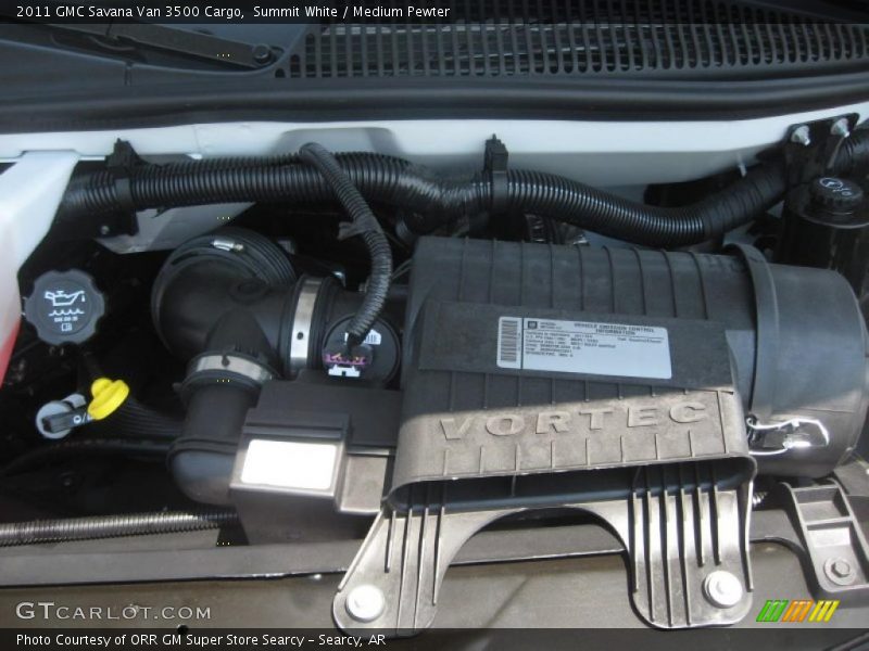 Summit White / Medium Pewter 2011 GMC Savana Van 3500 Cargo