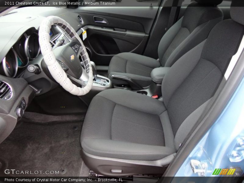 Ice Blue Metallic / Medium Titanium 2011 Chevrolet Cruze LT