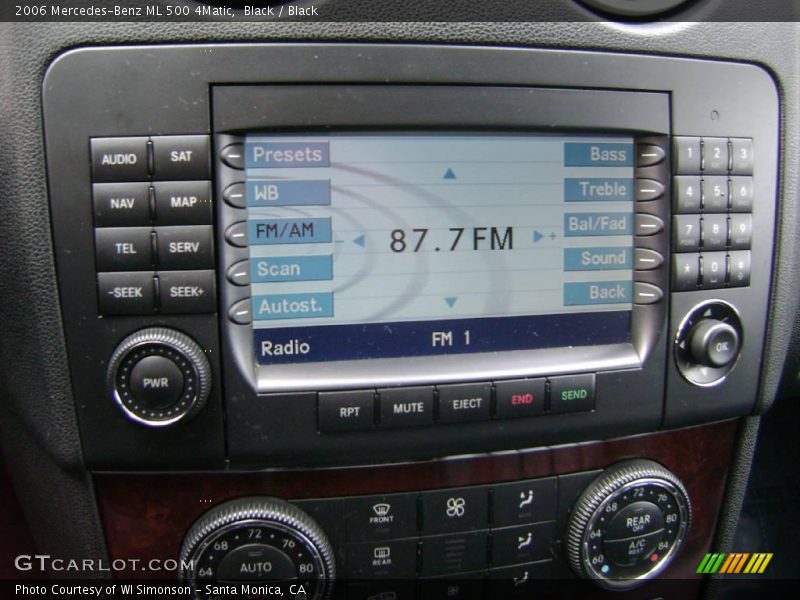 Black / Black 2006 Mercedes-Benz ML 500 4Matic