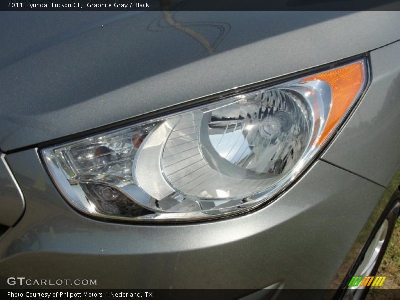 Graphite Gray / Black 2011 Hyundai Tucson GL