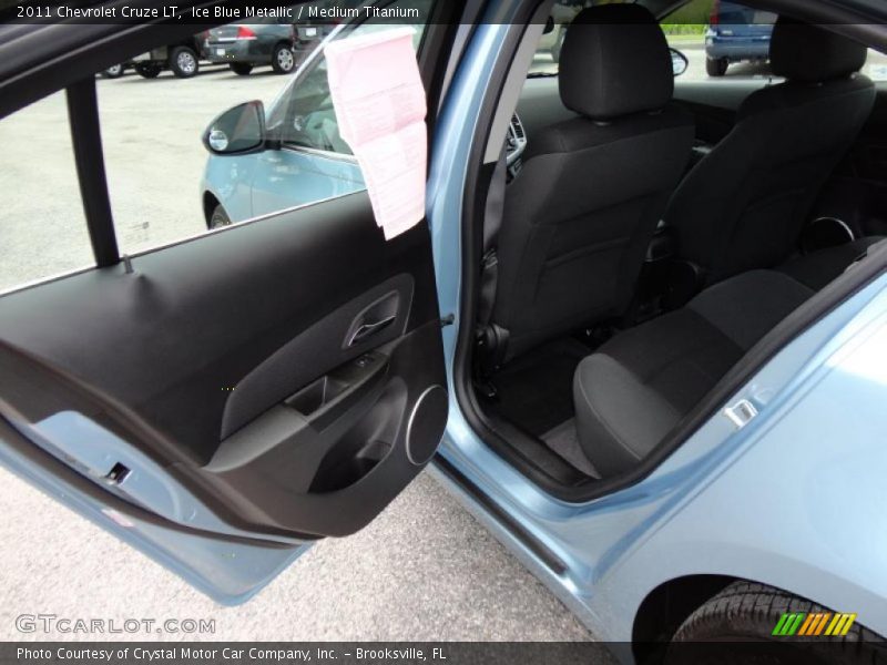 Ice Blue Metallic / Medium Titanium 2011 Chevrolet Cruze LT