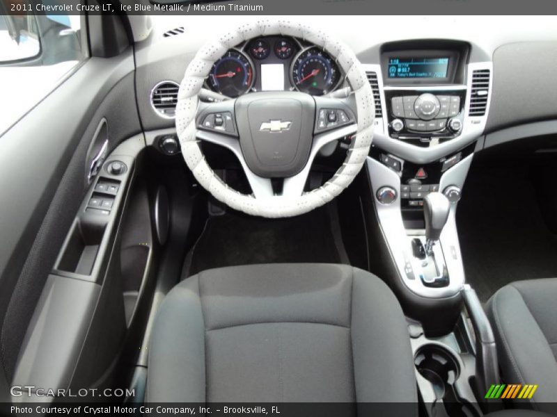 Ice Blue Metallic / Medium Titanium 2011 Chevrolet Cruze LT