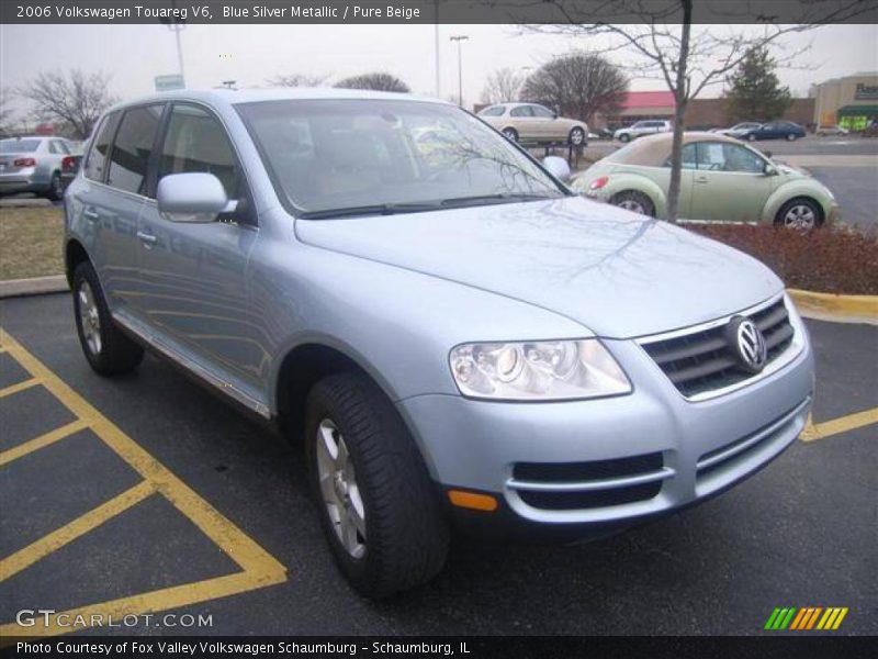 Blue Silver Metallic / Pure Beige 2006 Volkswagen Touareg V6