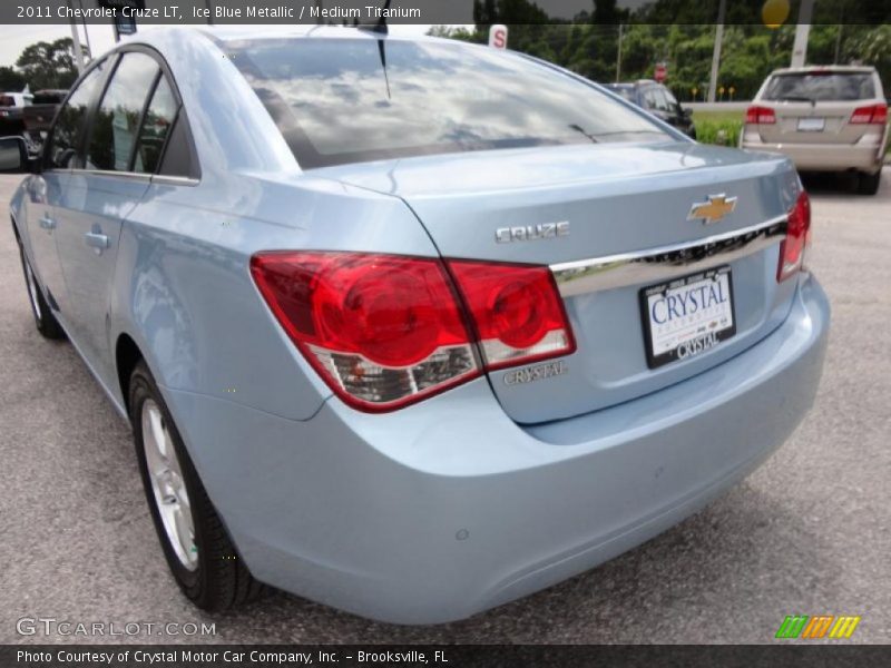 Ice Blue Metallic / Medium Titanium 2011 Chevrolet Cruze LT