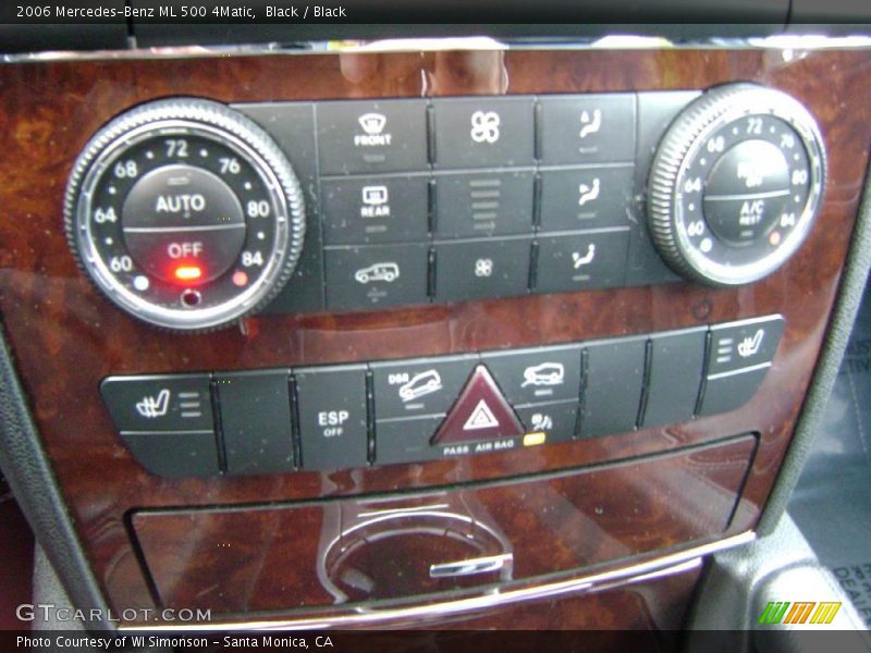 Black / Black 2006 Mercedes-Benz ML 500 4Matic