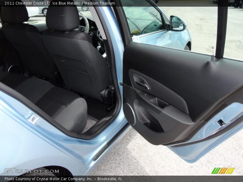 Ice Blue Metallic / Medium Titanium 2011 Chevrolet Cruze LT