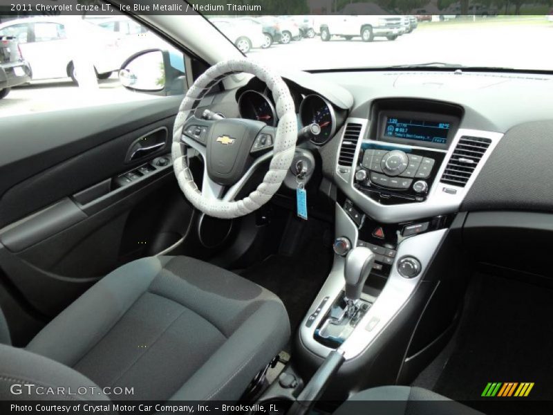 Ice Blue Metallic / Medium Titanium 2011 Chevrolet Cruze LT