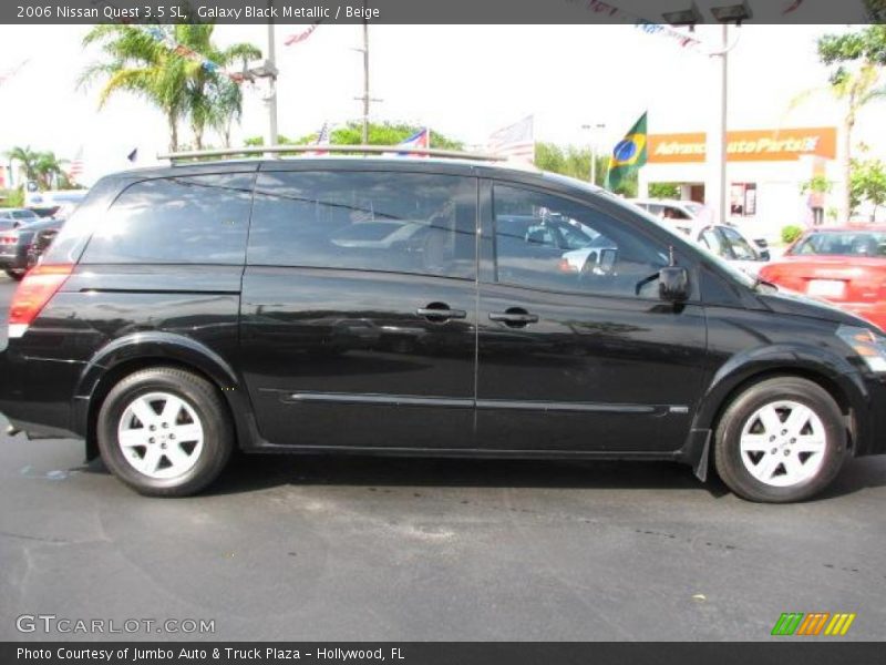 Galaxy Black Metallic / Beige 2006 Nissan Quest 3.5 SL