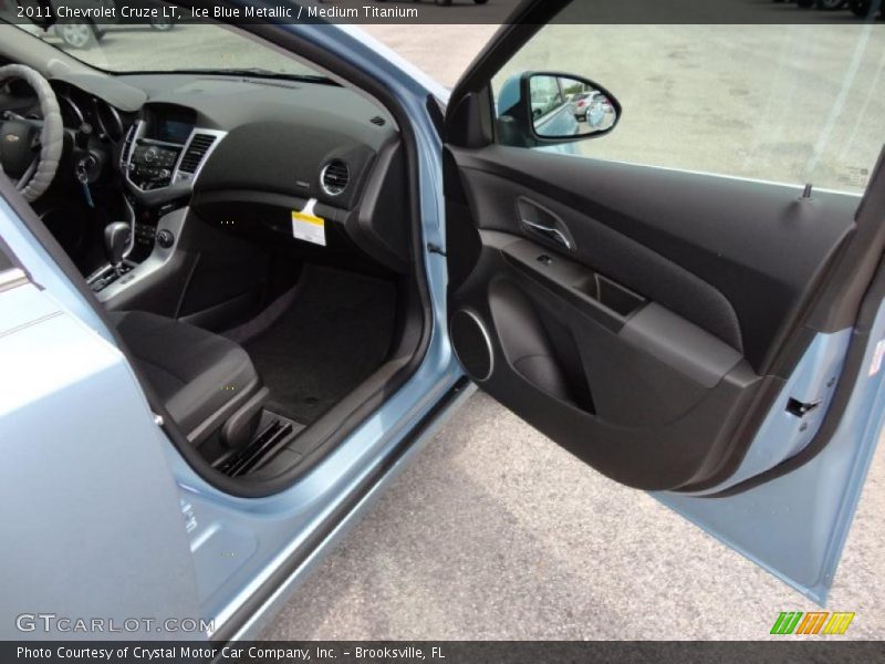 Ice Blue Metallic / Medium Titanium 2011 Chevrolet Cruze LT