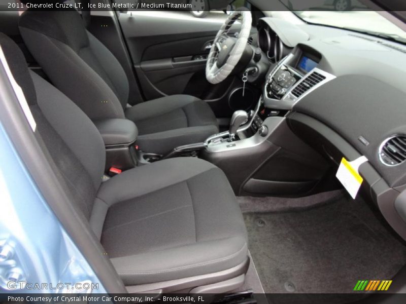 Ice Blue Metallic / Medium Titanium 2011 Chevrolet Cruze LT
