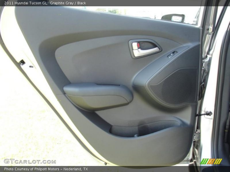 Graphite Gray / Black 2011 Hyundai Tucson GL