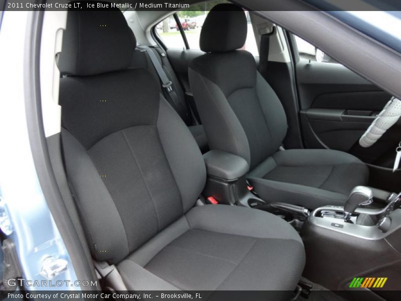 Ice Blue Metallic / Medium Titanium 2011 Chevrolet Cruze LT