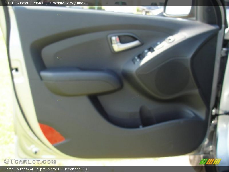 Graphite Gray / Black 2011 Hyundai Tucson GL