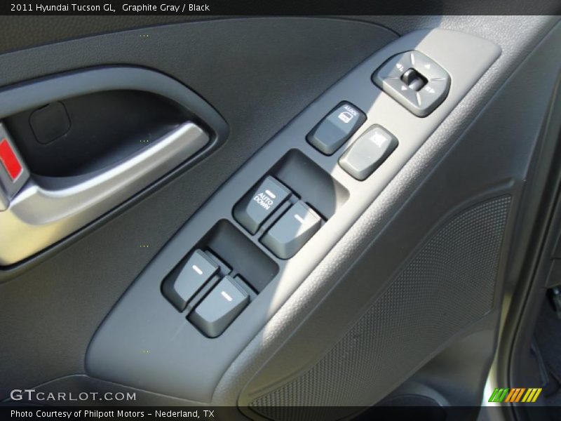 Graphite Gray / Black 2011 Hyundai Tucson GL