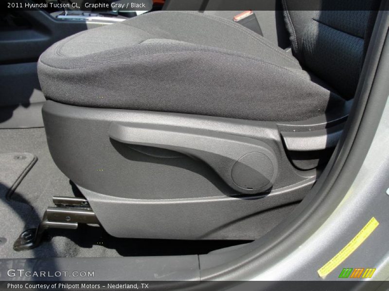 Graphite Gray / Black 2011 Hyundai Tucson GL