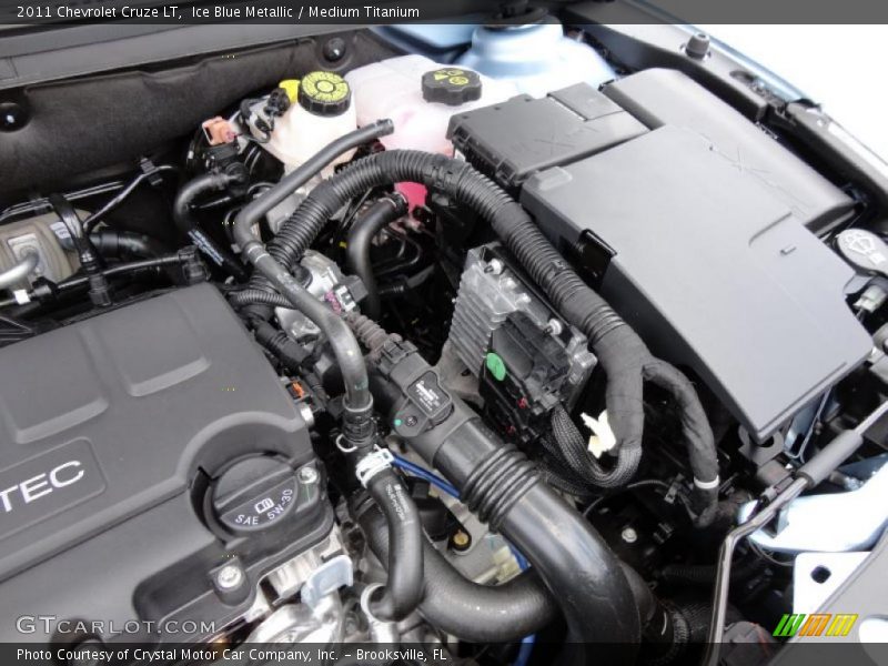 Ice Blue Metallic / Medium Titanium 2011 Chevrolet Cruze LT