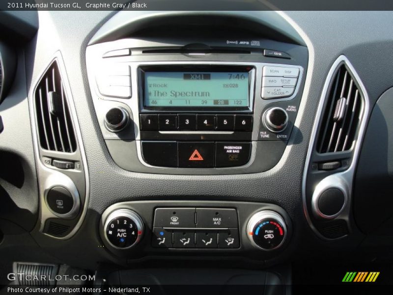 Graphite Gray / Black 2011 Hyundai Tucson GL