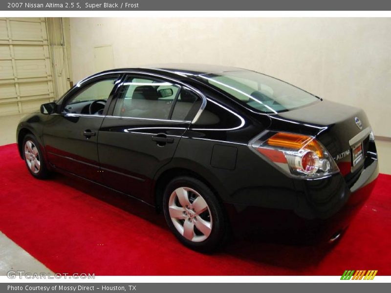 Super Black / Frost 2007 Nissan Altima 2.5 S