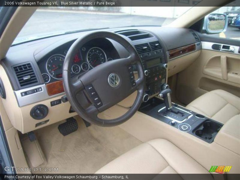 Blue Silver Metallic / Pure Beige 2006 Volkswagen Touareg V6