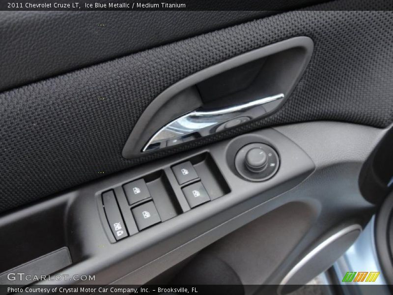 Ice Blue Metallic / Medium Titanium 2011 Chevrolet Cruze LT