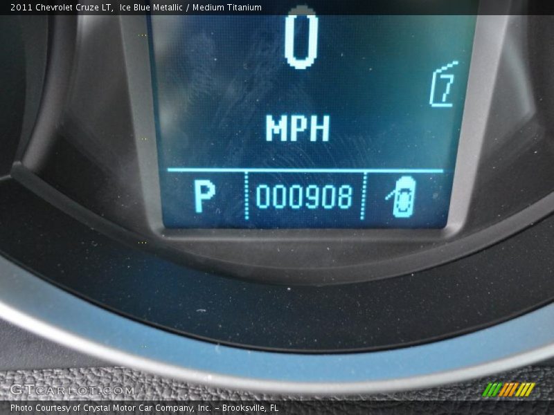 Ice Blue Metallic / Medium Titanium 2011 Chevrolet Cruze LT