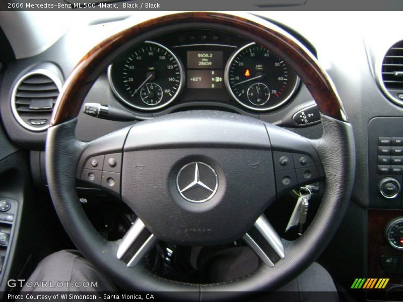 Black / Black 2006 Mercedes-Benz ML 500 4Matic