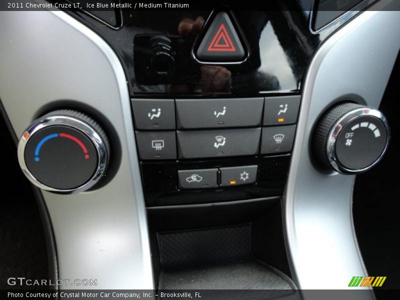 Ice Blue Metallic / Medium Titanium 2011 Chevrolet Cruze LT