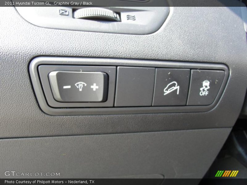 Graphite Gray / Black 2011 Hyundai Tucson GL