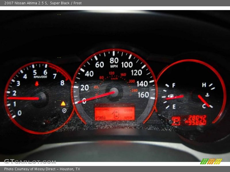 Super Black / Frost 2007 Nissan Altima 2.5 S
